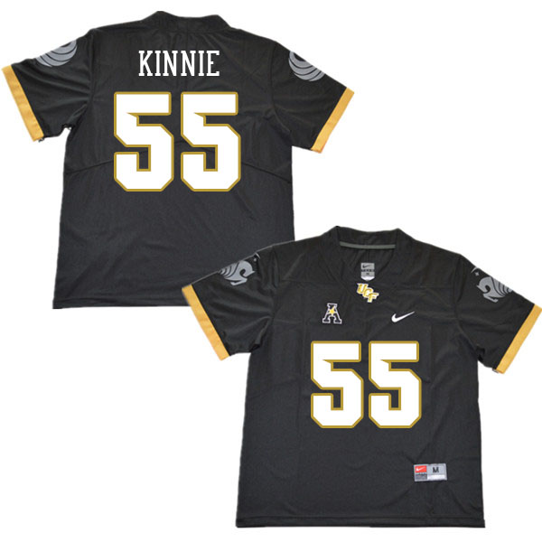 Men #55 Cameron Kinnie UCF Knights College Football Jerseys Stitched Sale-Black